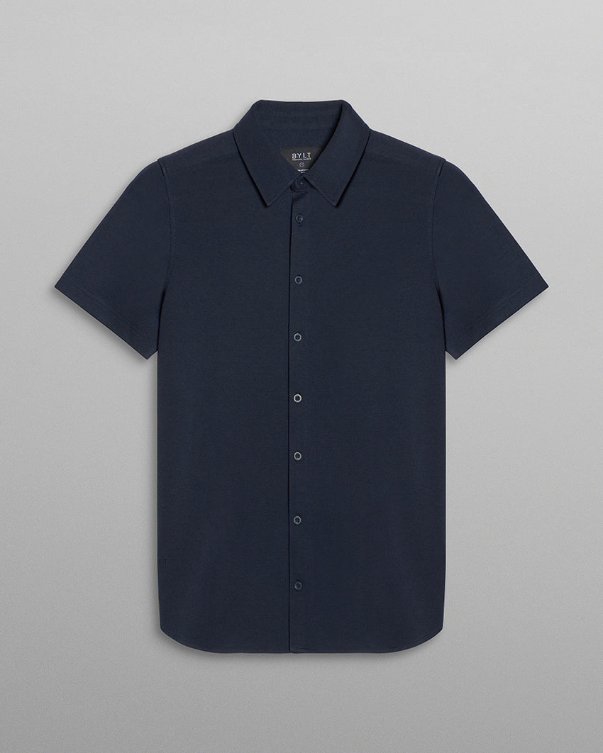 SoftBlend Short Sleeve Button Down