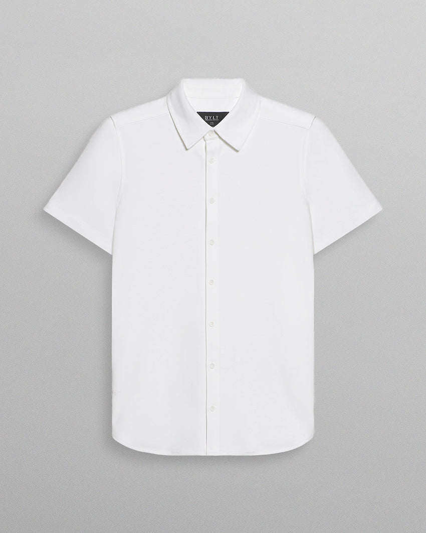 SoftBlend Short Sleeve Button Down