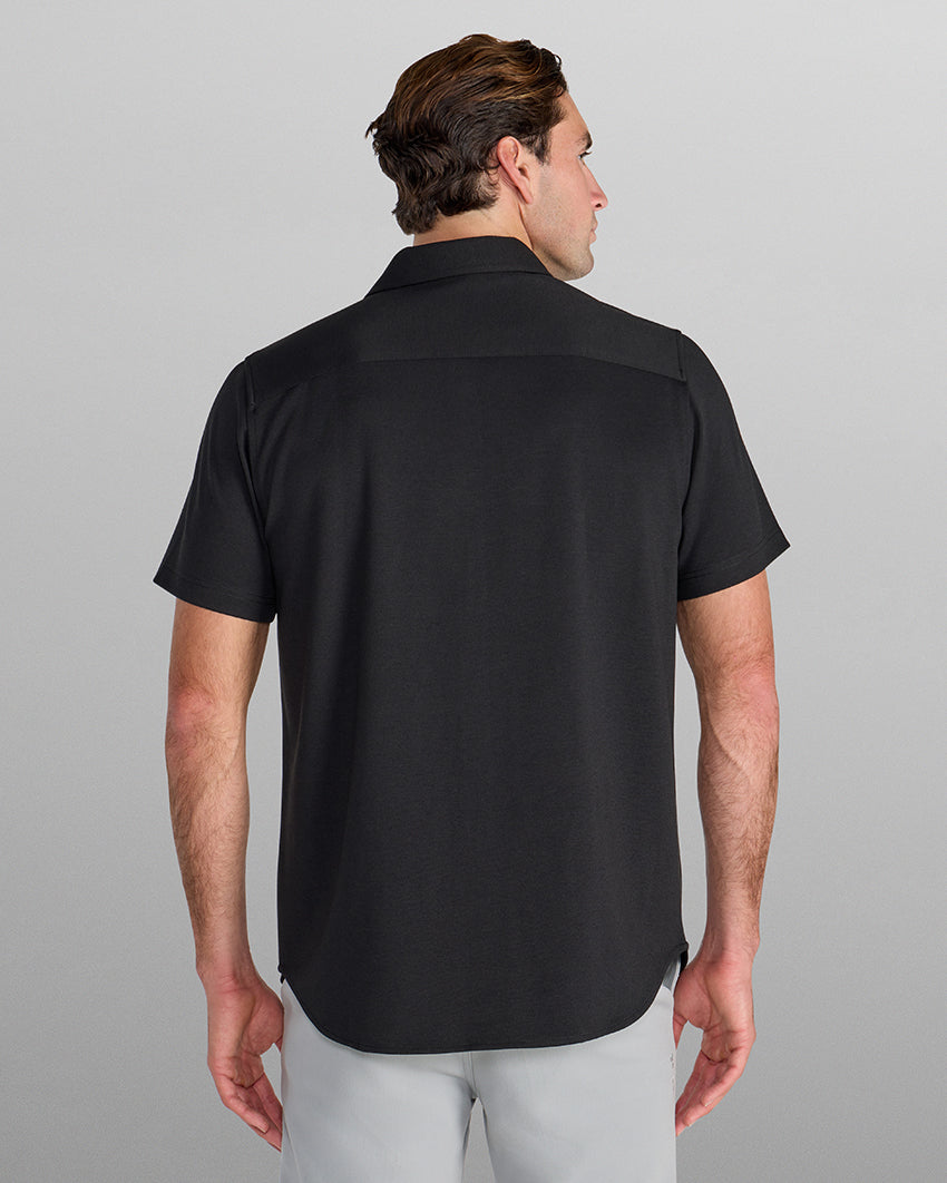 SoftBlend Short Sleeve Button Down