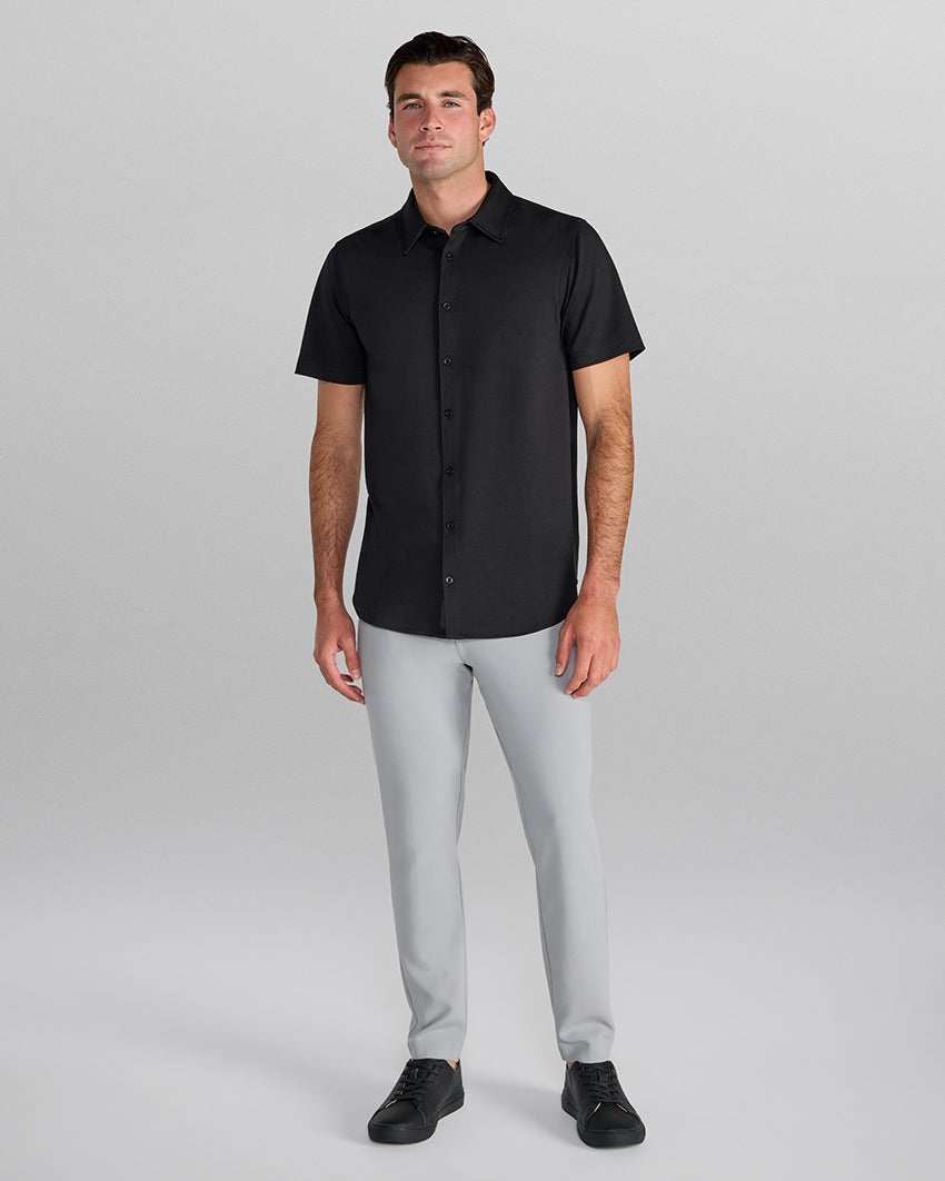 SoftBlend Short Sleeve Button Down