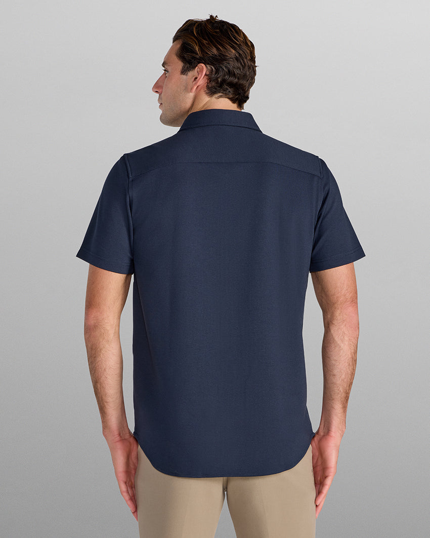 SoftBlend Short Sleeve Button Down