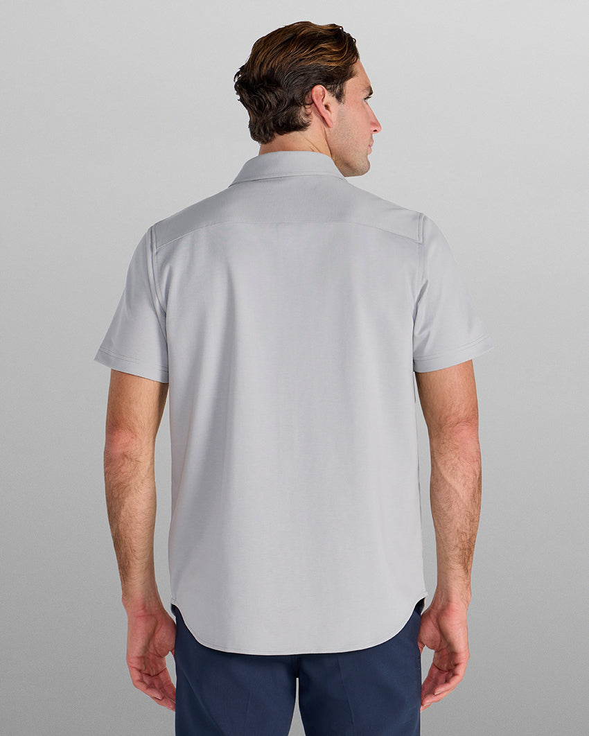 SoftBlend Short Sleeve Button Down