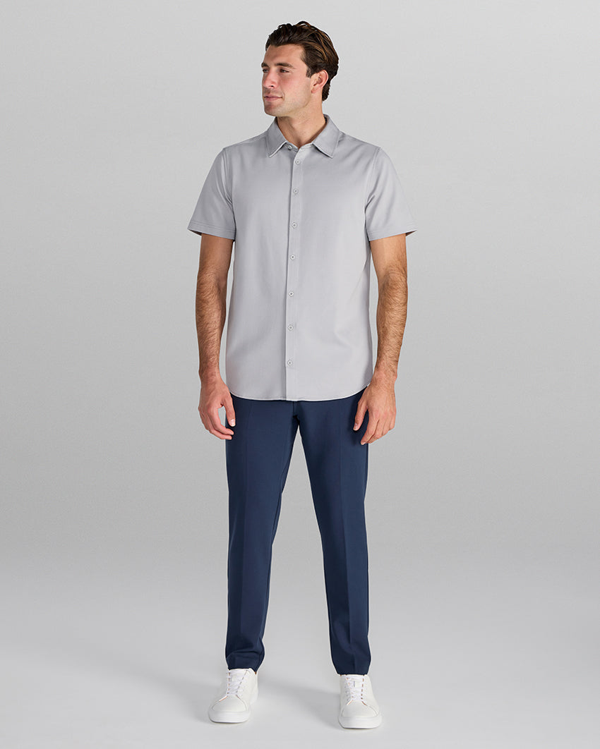 SoftBlend Short Sleeve Button Down