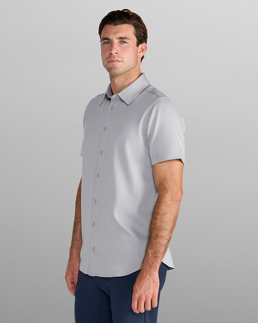 SoftBlend Short Sleeve Button Down
