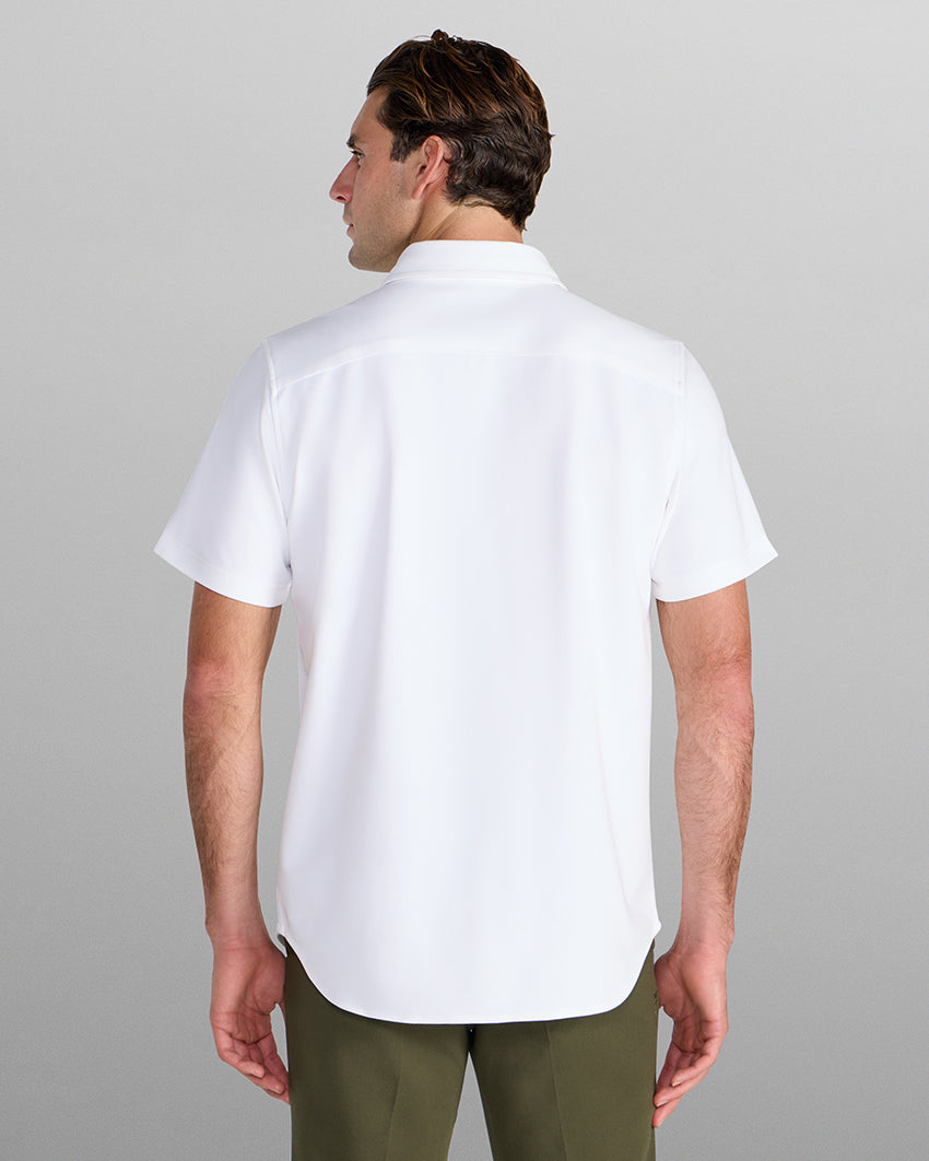 SoftBlend Short Sleeve Button Down