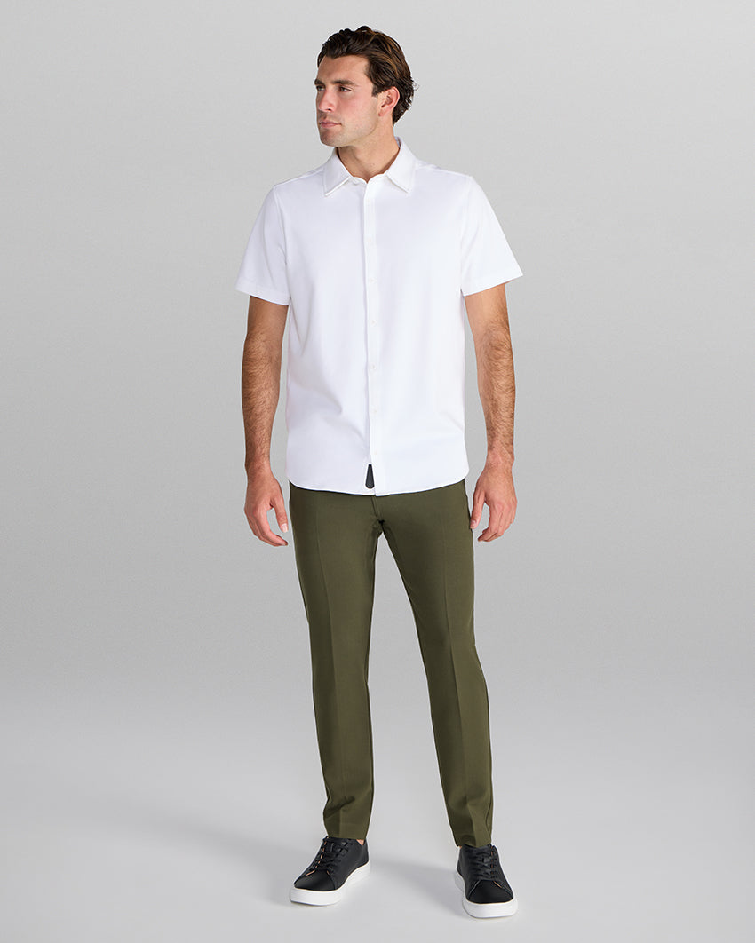 SoftBlend Short Sleeve Button Down