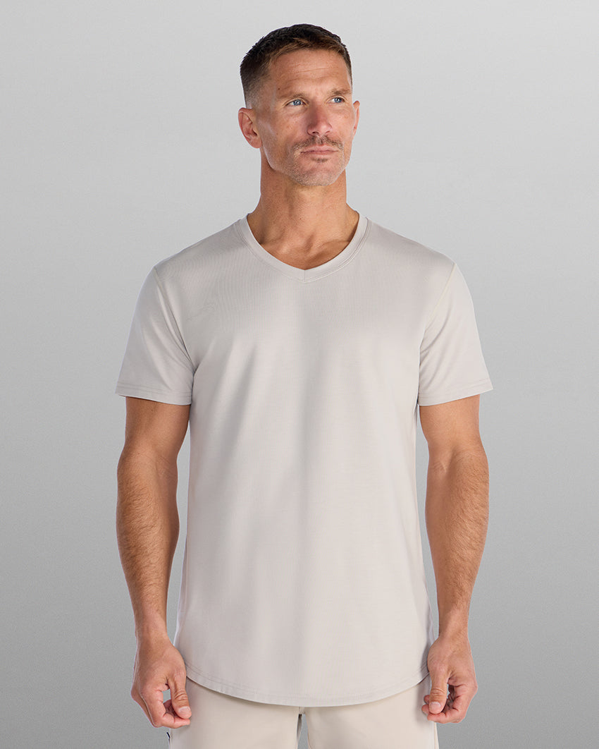 Drop-Cut V-Neck: BYLT Signature
