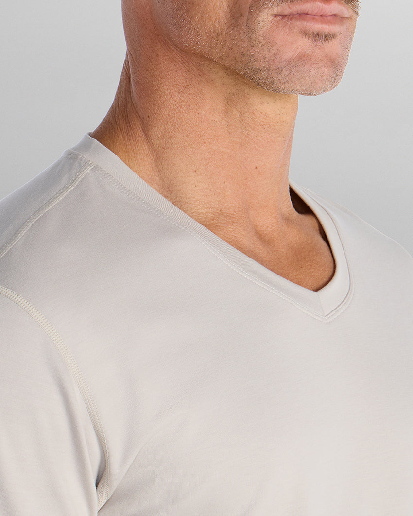 Drop-Cut V-Neck: BYLT Signature