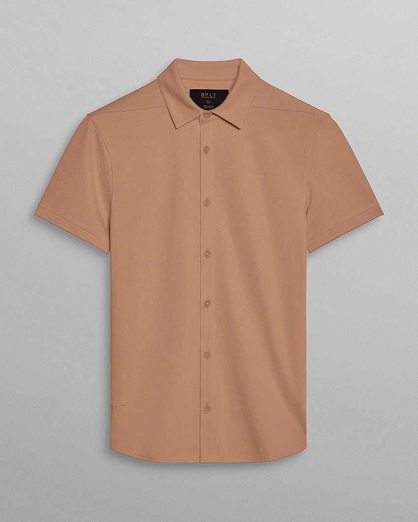 Bayside Oxford Short Sleeve Button Down