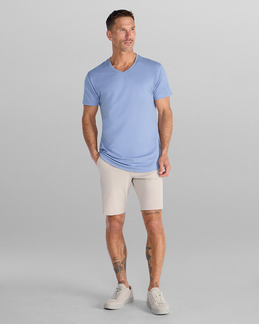 Drop-Cut V-Neck: BYLT Signature