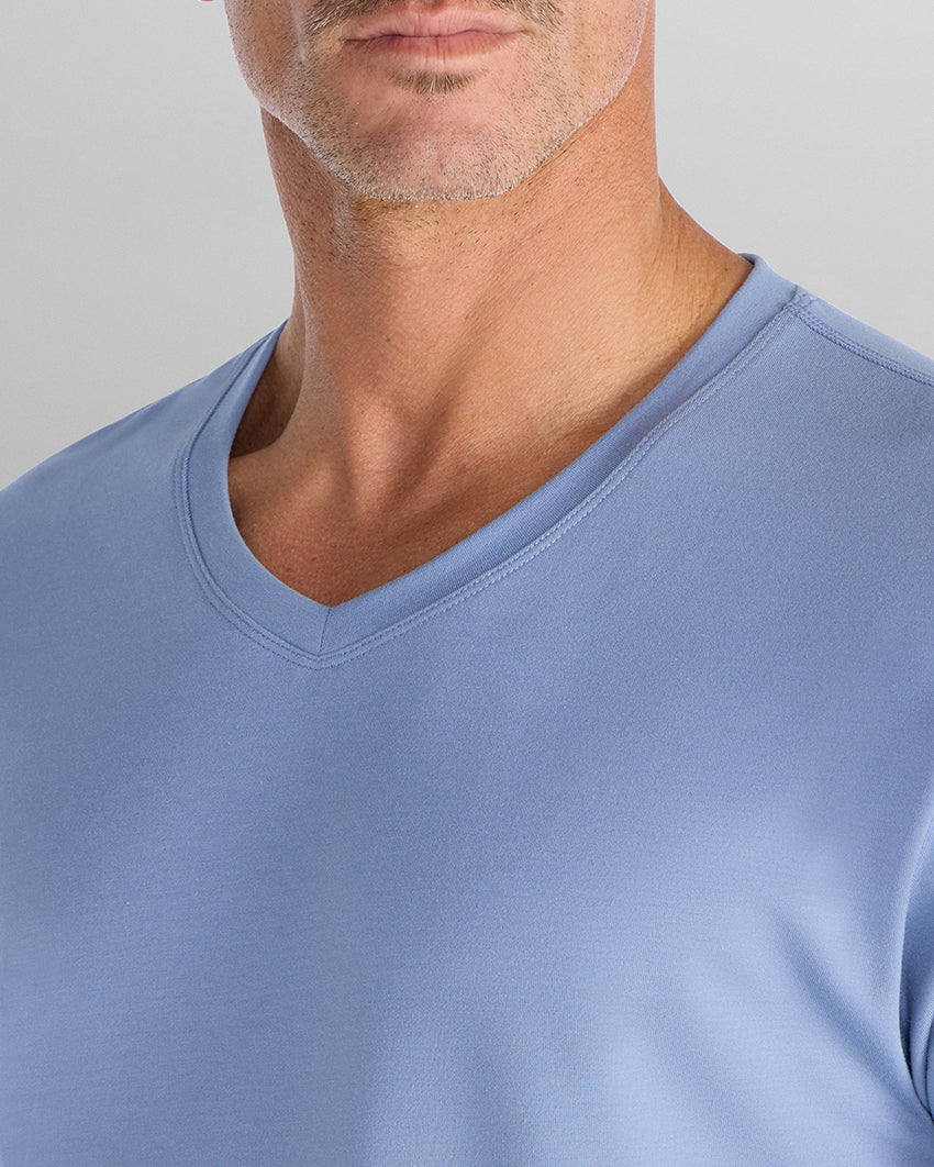 Drop-Cut V-Neck: BYLT Signature