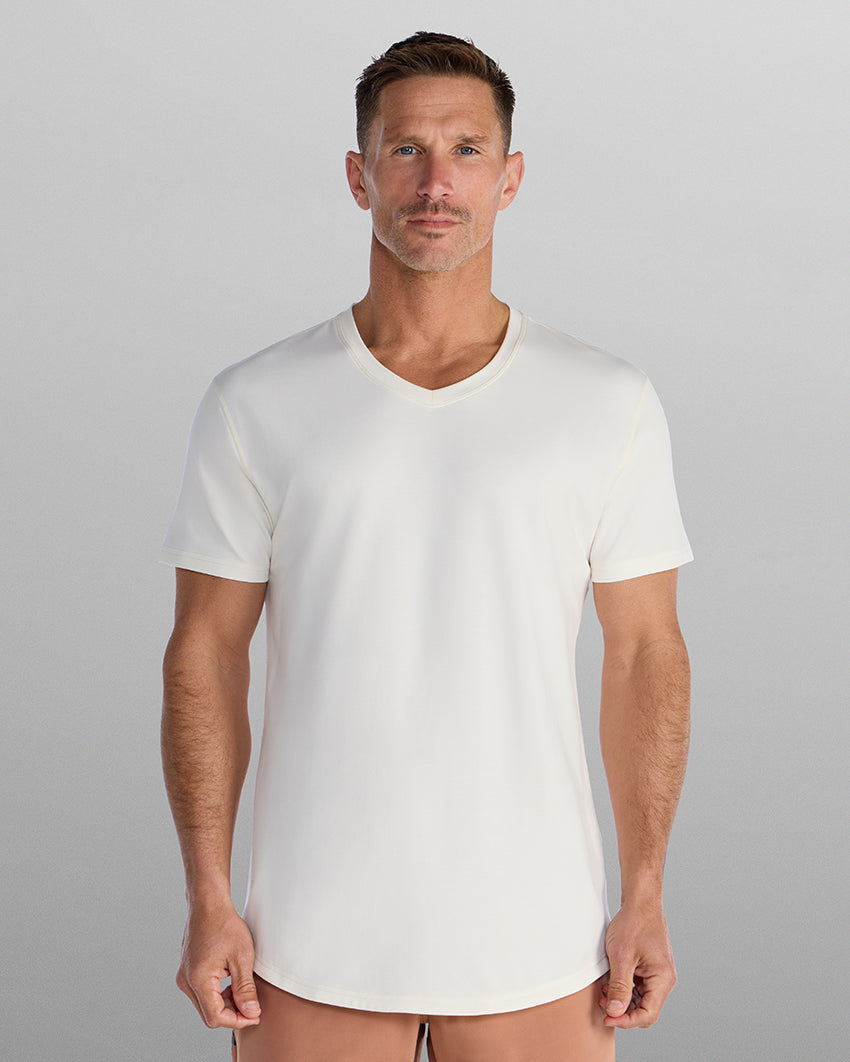 Drop-Cut V-Neck: BYLT Signature