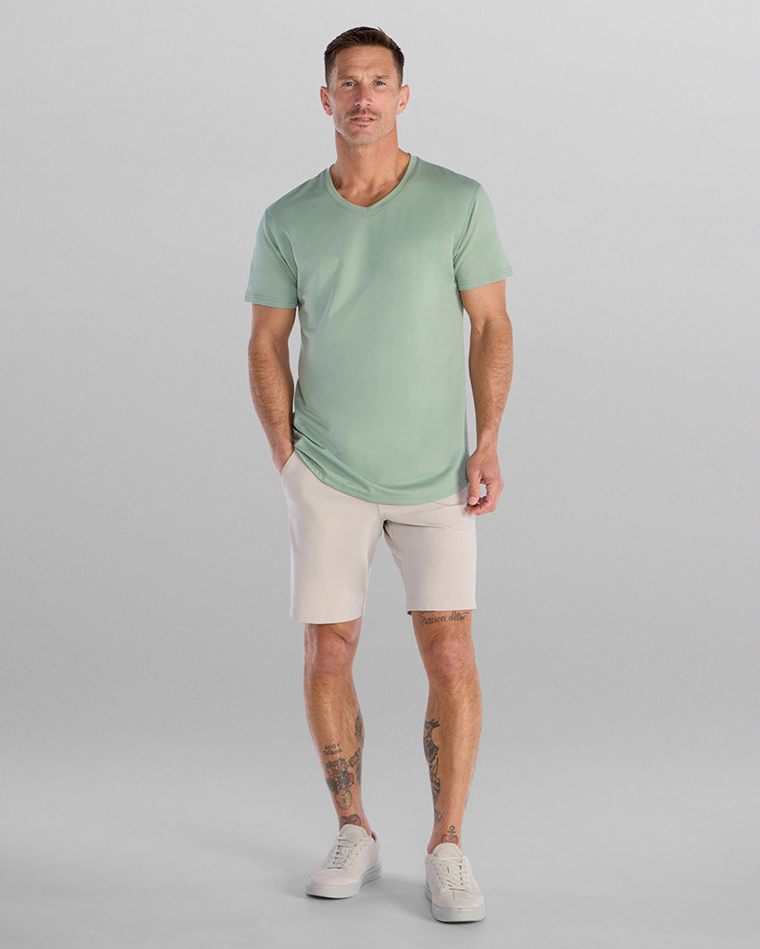 Drop-Cut V-Neck: BYLT Signature