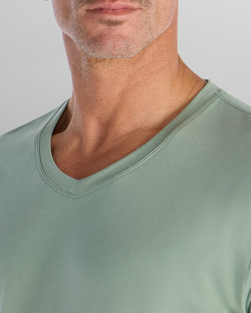 Drop-Cut V-Neck: BYLT Signature