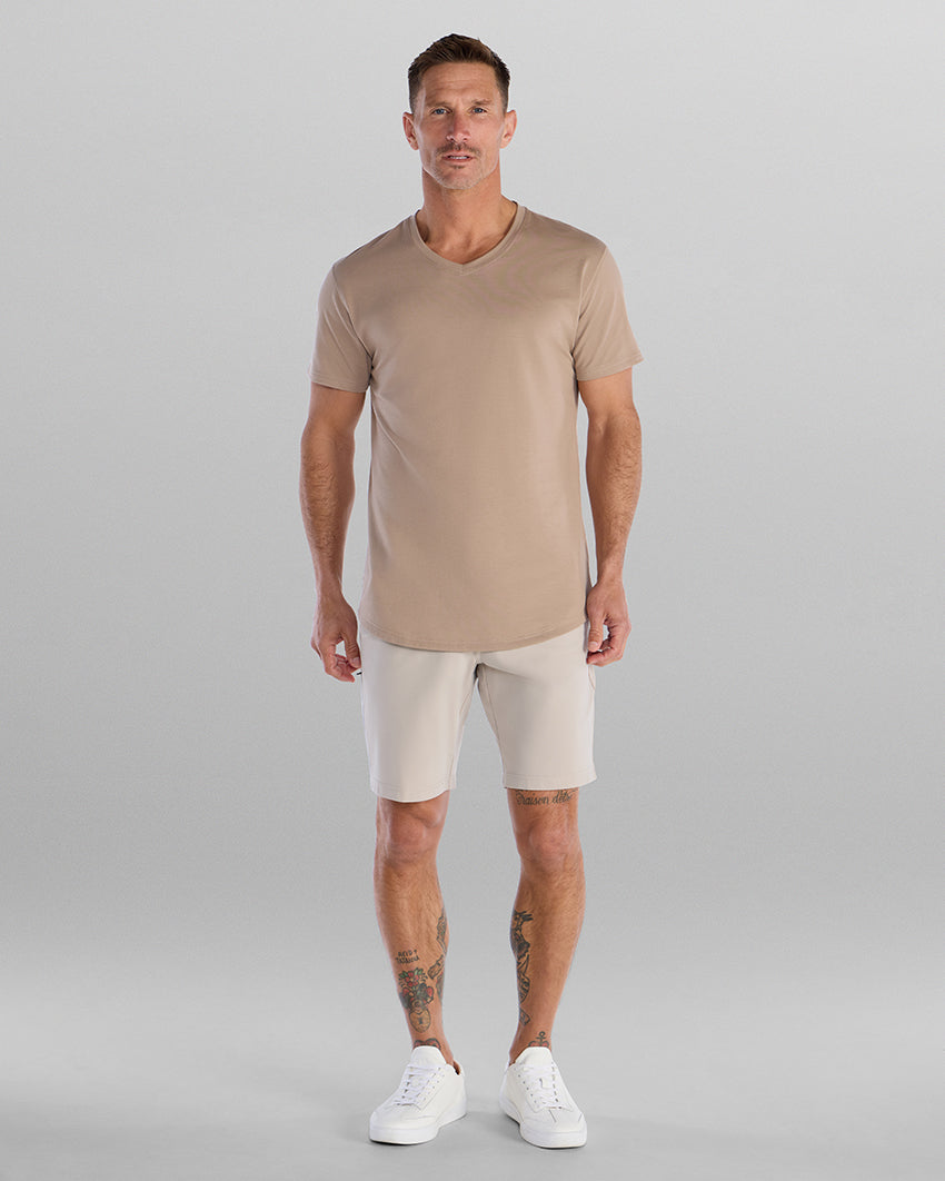 Drop-Cut V-Neck: BYLT Signature