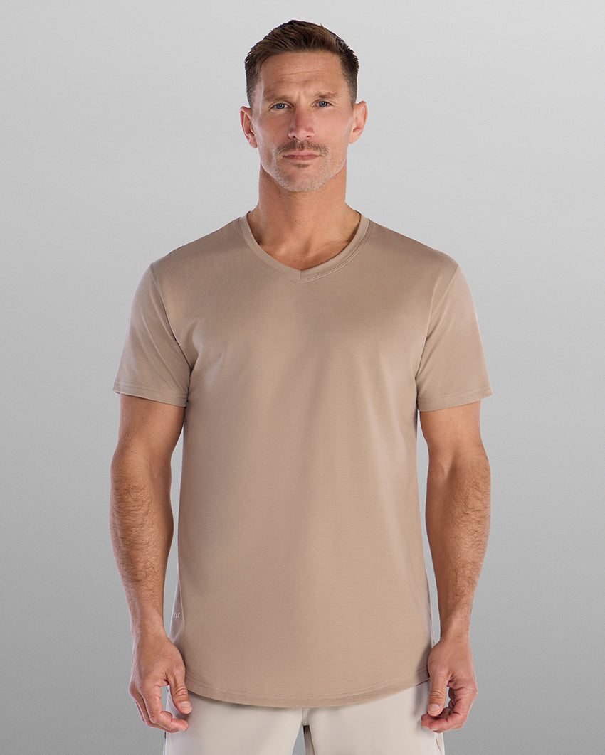 Drop-Cut V-Neck: BYLT Signature