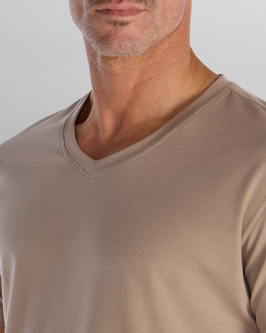 Drop-Cut V-Neck: BYLT Signature