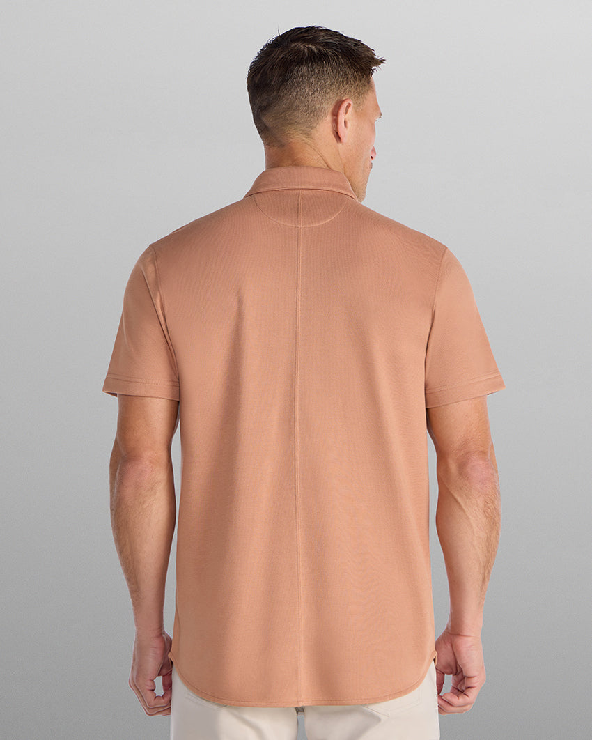 Bayside Oxford Short Sleeve Button Down