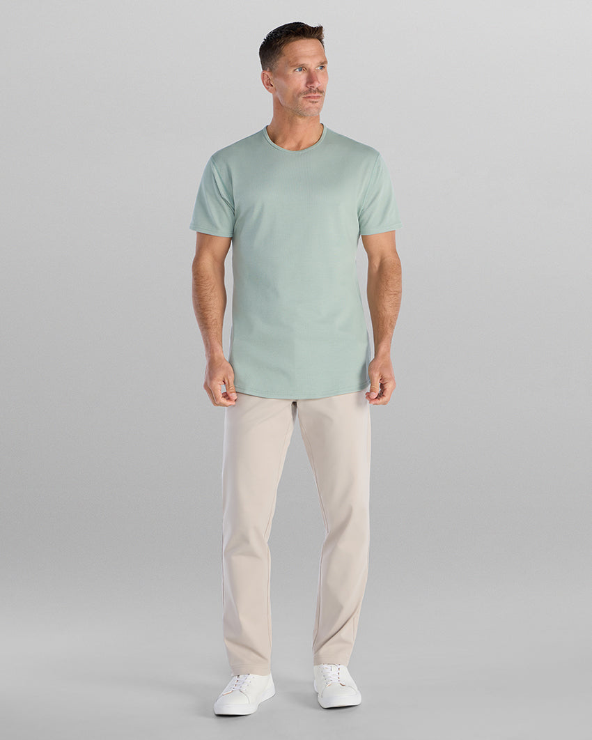 Bayside Short Sleeve Drop-Cut