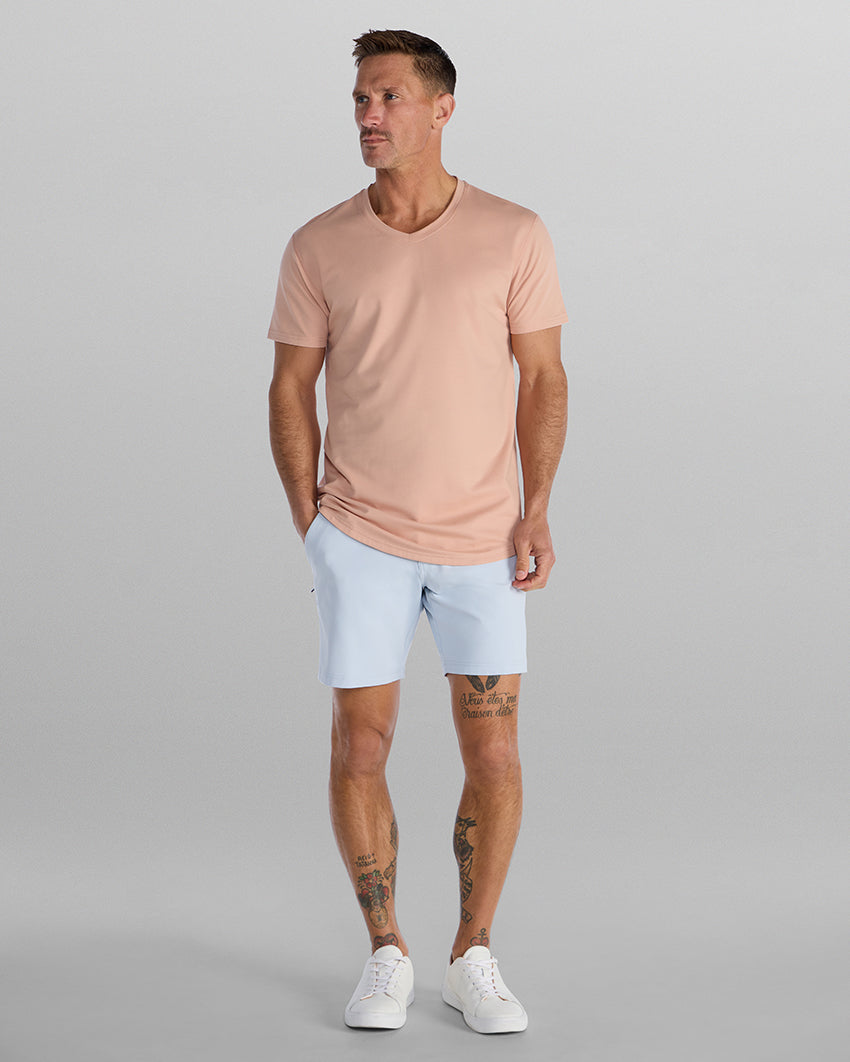 Drop-Cut V-Neck: BYLT Signature