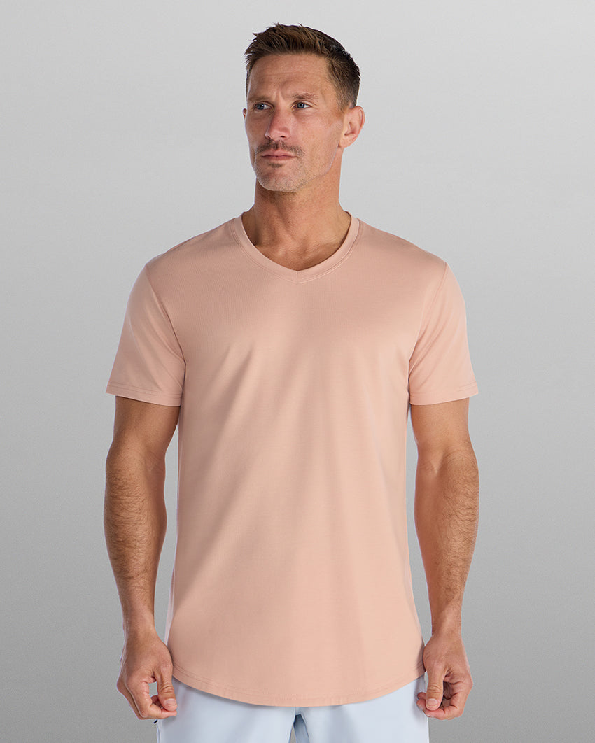 Drop-Cut V-Neck: BYLT Signature