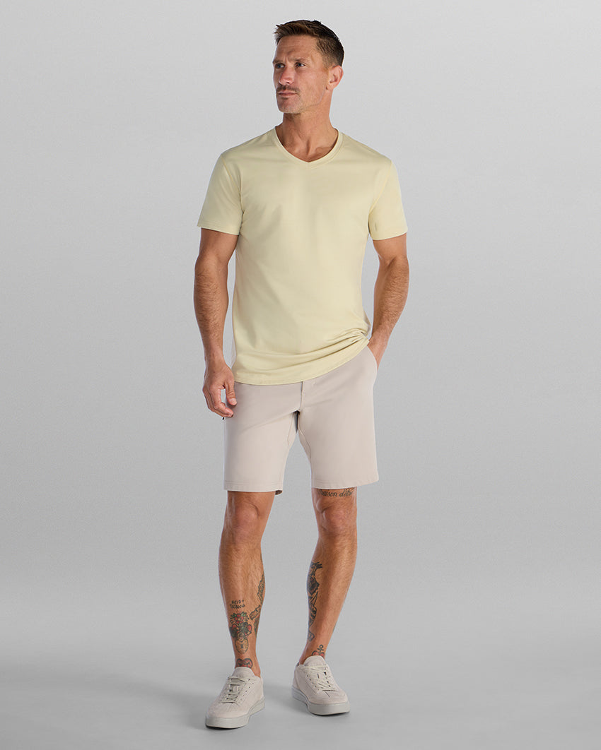Drop-Cut V-Neck: BYLT Signature