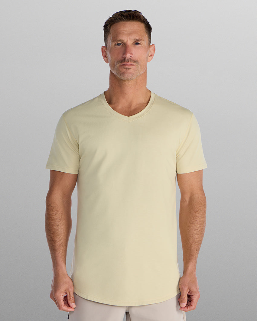 Drop-Cut V-Neck: BYLT Signature