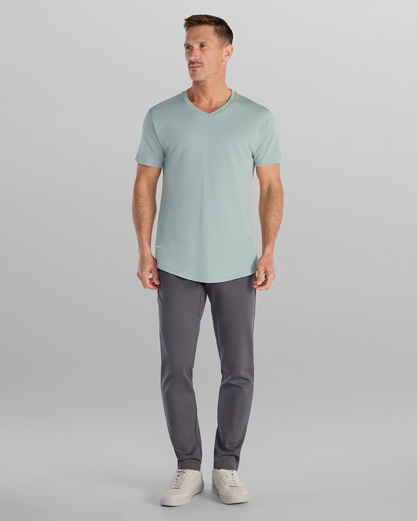 Drop-Cut V-Neck: LUX