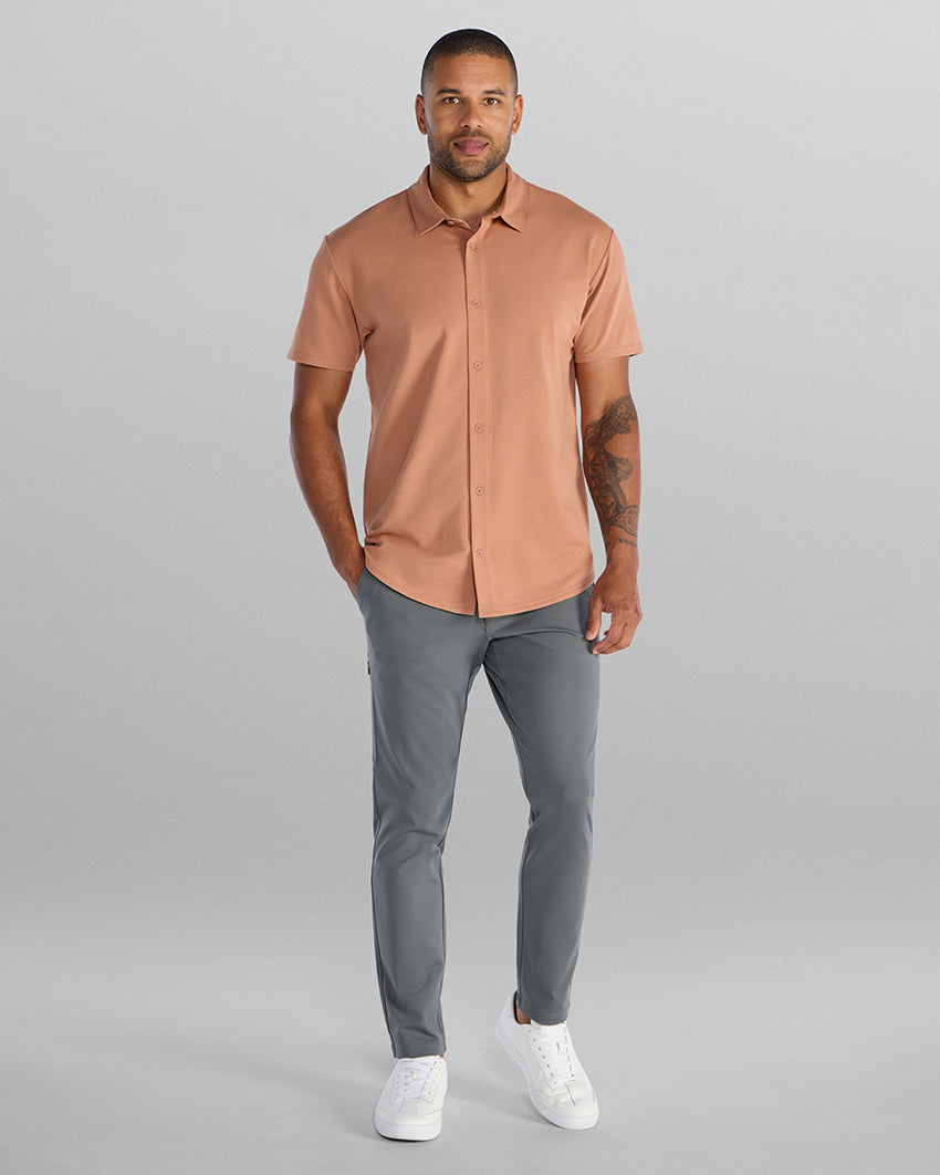 LUX Short Sleeve Button Down