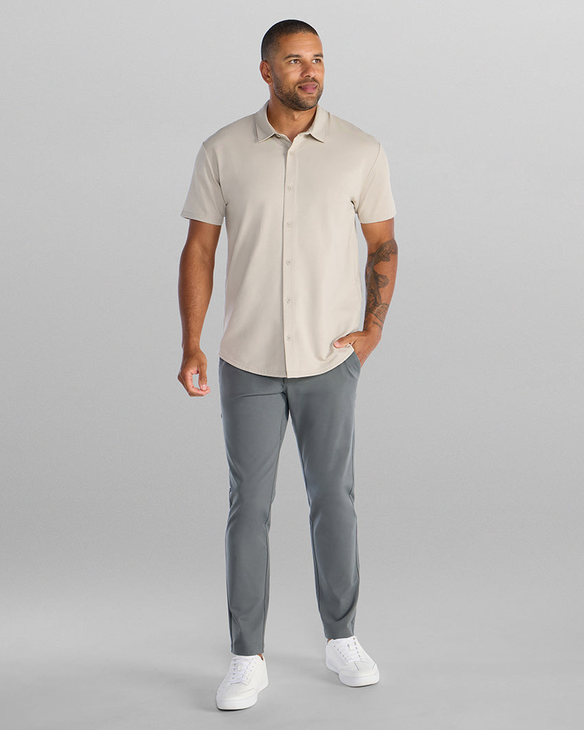 LUX Short Sleeve Button Down