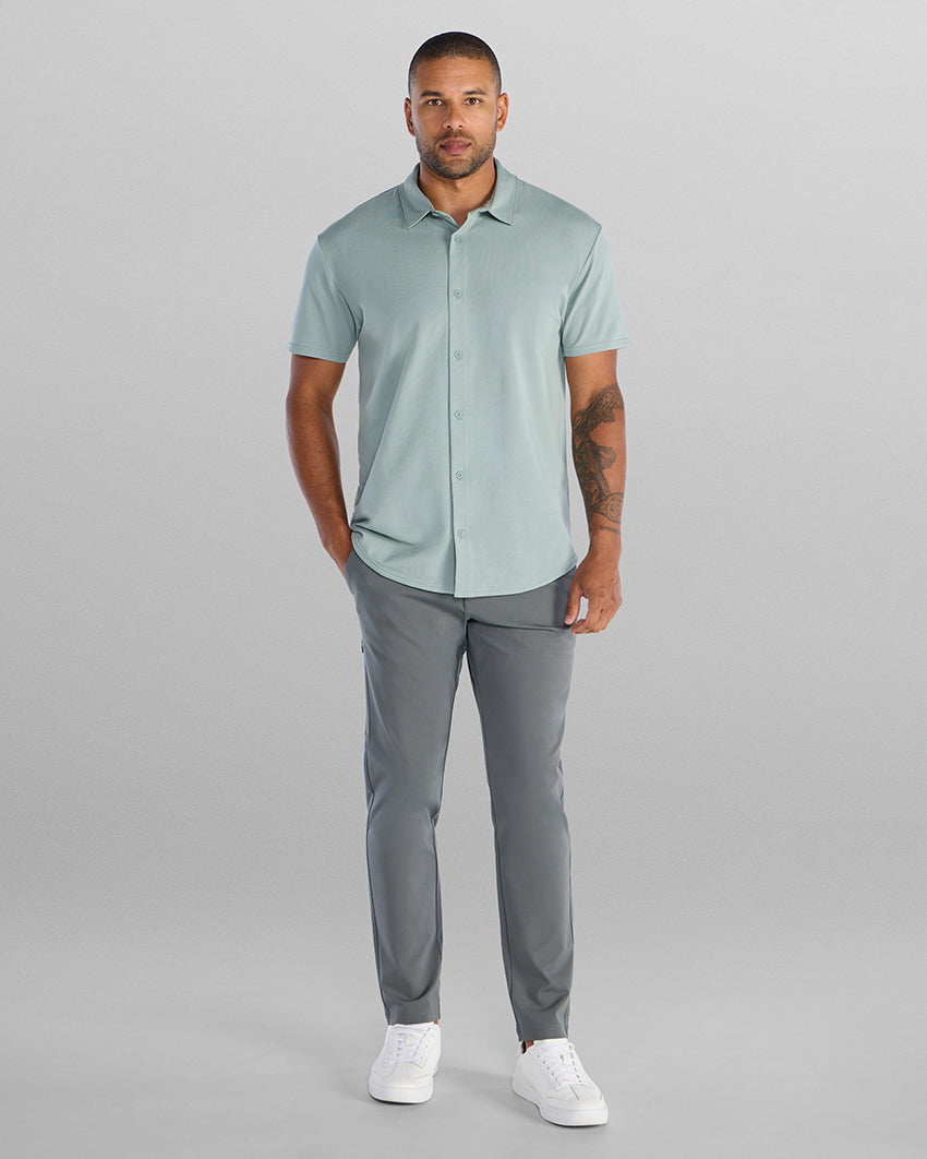 LUX Short Sleeve Button Down