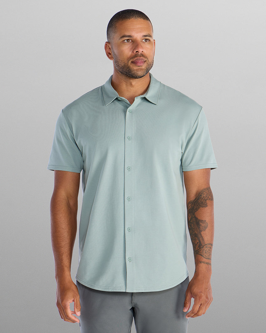 LUX Short Sleeve Button Down