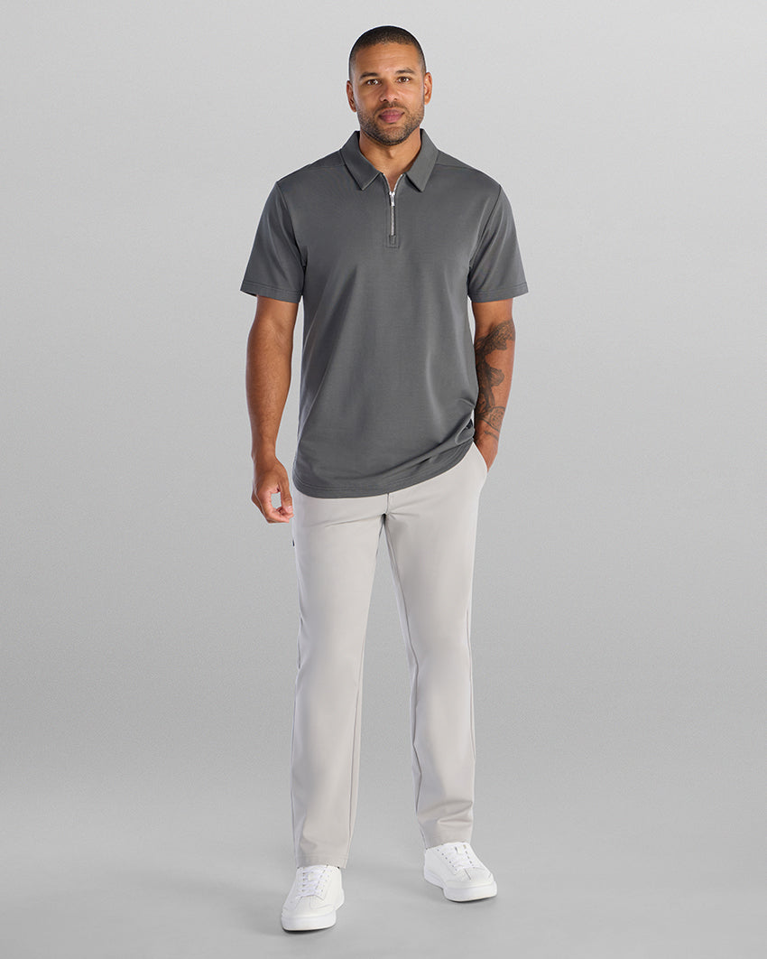 LUX Zip Polo
