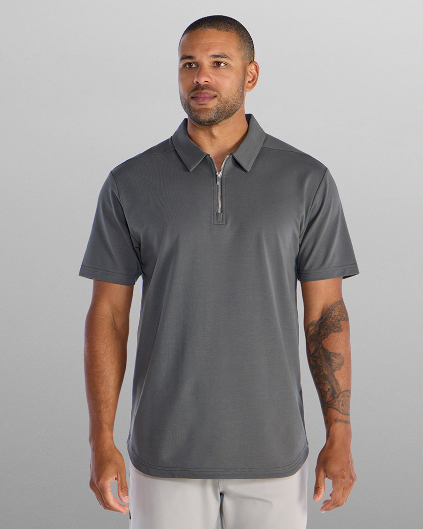 LUX Zip Polo
