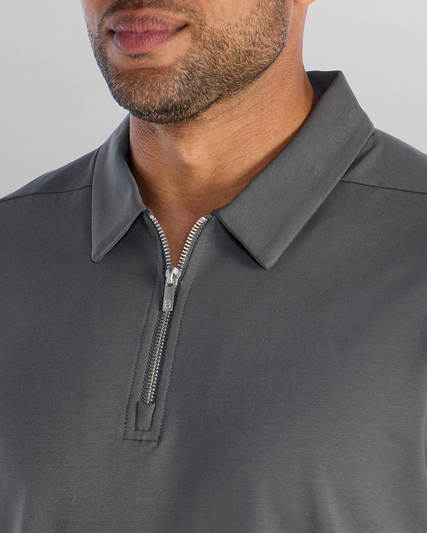 LUX Zip Polo