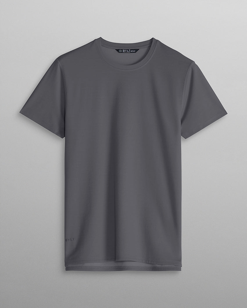 Everyday Short Sleeve Split-Hem
