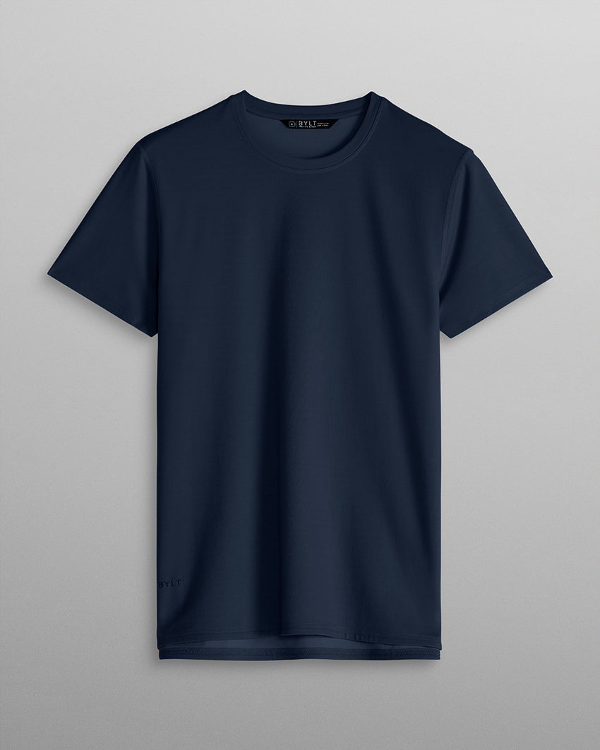 Everyday Short Sleeve Split-Hem