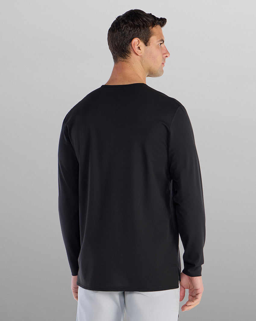 Everyday Long Sleeve Split-Hem