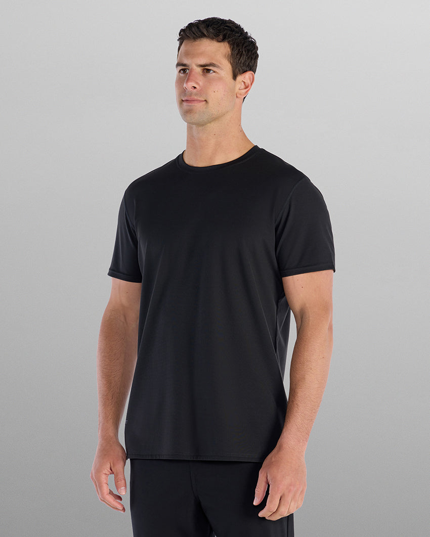 Everyday Short Sleeve Split-Hem