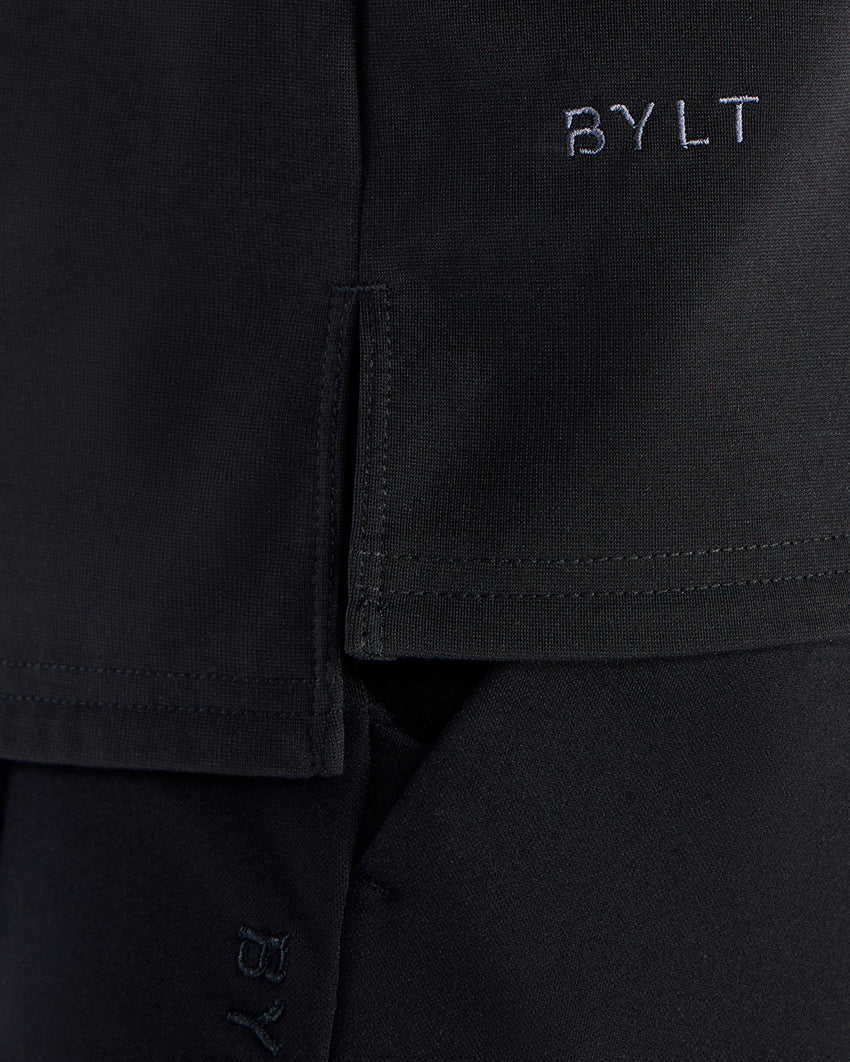 Everyday Short Sleeve Split-Hem