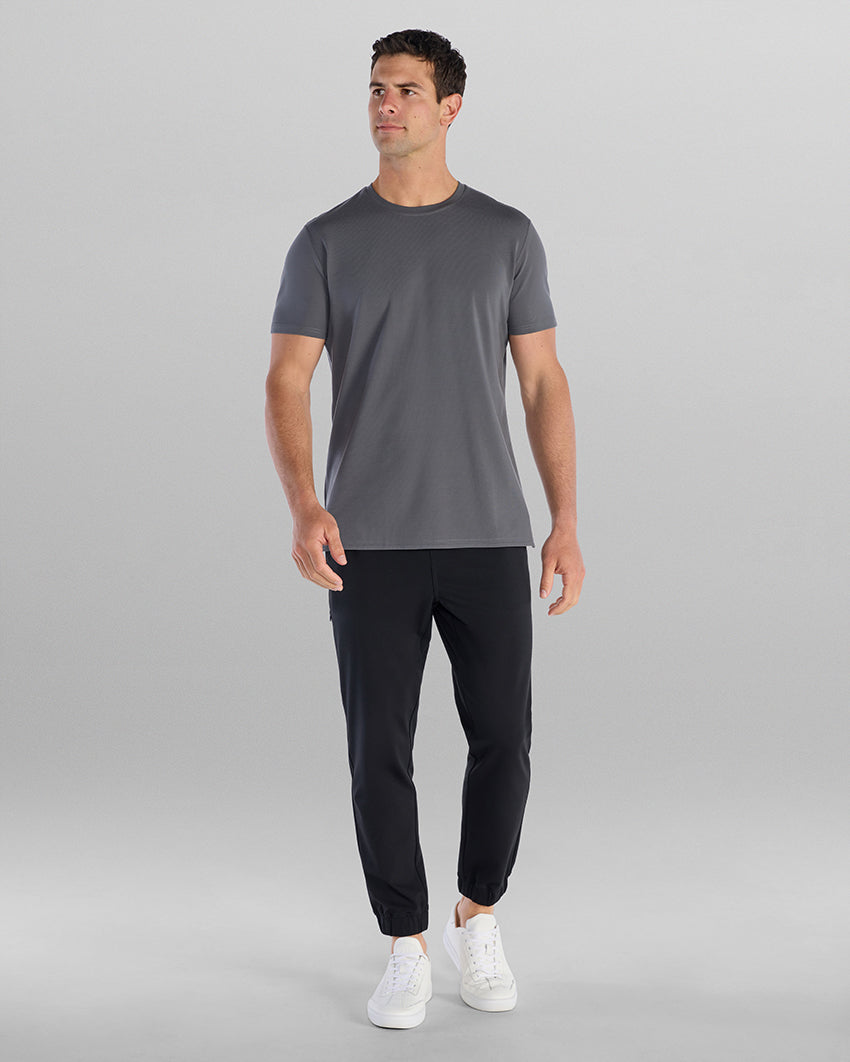 Everyday Short Sleeve Split-Hem