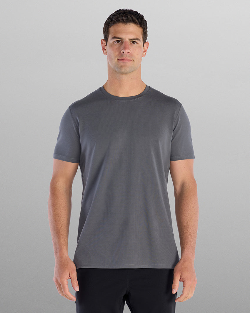 Everyday Short Sleeve Split-Hem