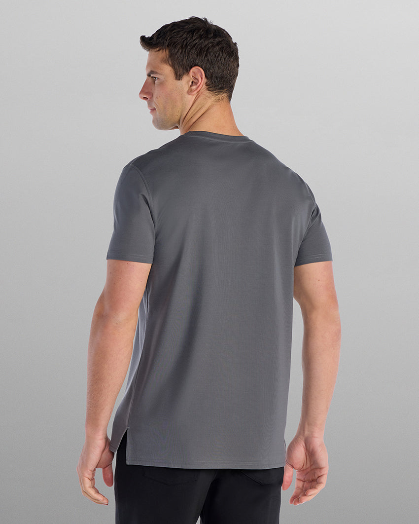 Everyday Short Sleeve Split-Hem