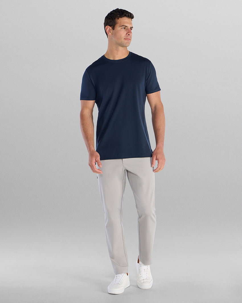Everyday Short Sleeve Split-Hem