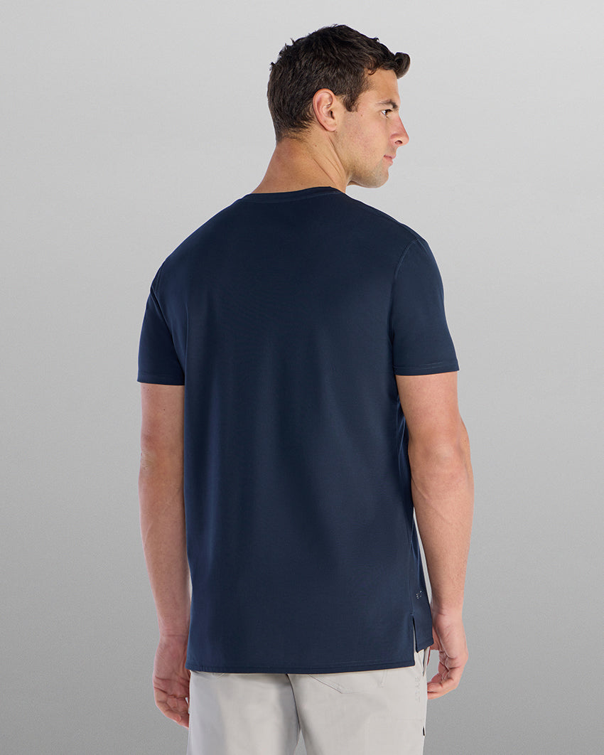 Everyday Short Sleeve Split-Hem