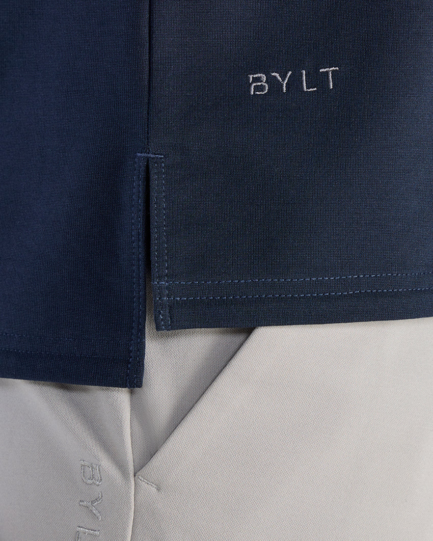 Everyday Short Sleeve Split-Hem