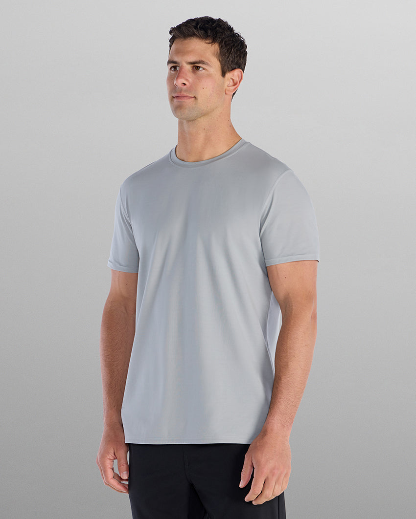 Everyday Short Sleeve Split-Hem