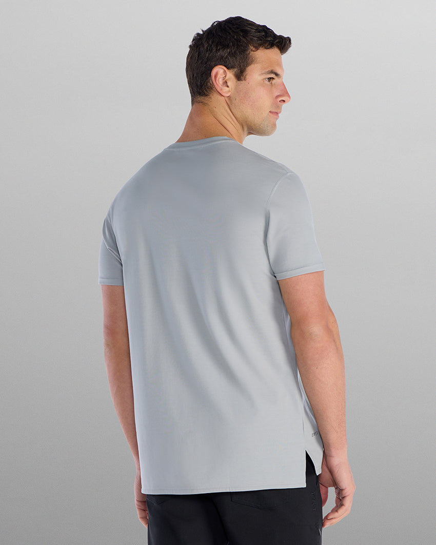 Everyday Short Sleeve Split-Hem