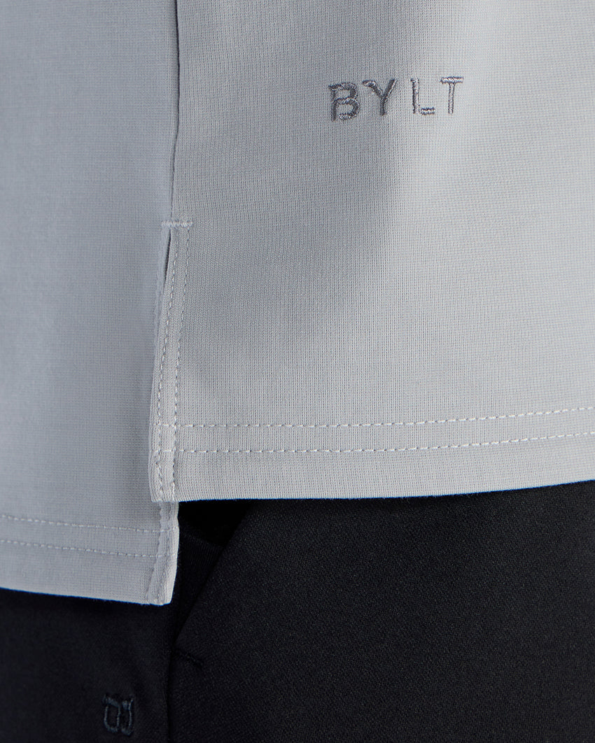 Everyday Short Sleeve Split-Hem