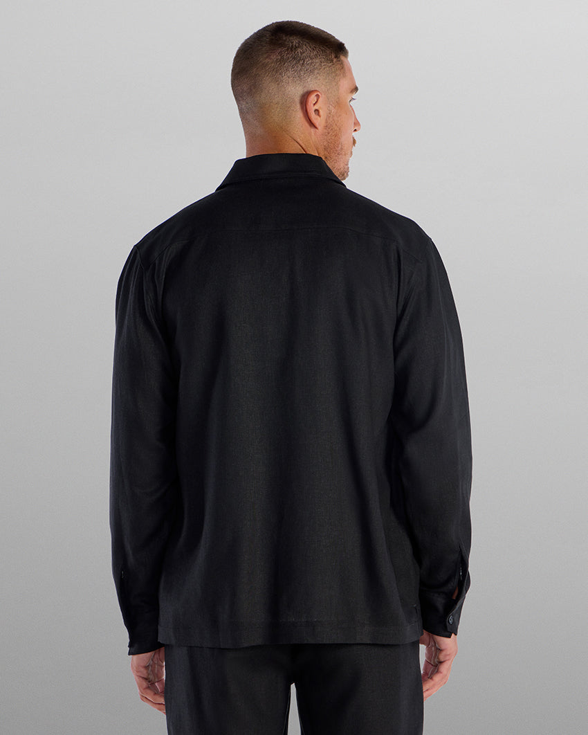 Back to Basics Linen Long Sleeve Button Down
